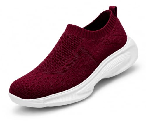 Image of Kraasa Trial Running Shoes with Lightweight Memory Insole | Breathable, Anti-Skid Knit Sneaker, Walking & Gym Shoes