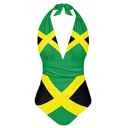 JEOCODY Women's One Piece Swimsuits Sexy Slimming Bathing Suits Backless Tummy Control Swimwear