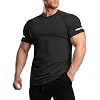 Comdecevis Men’s Workout Performance Shirts | Moisture wicking & quick dry, UPF 50+, breathable lightweight fabric, cool feel, underarm mesh design, ideal for gym running