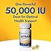 ULTRA-D3 New Road Health Supply, High-Potency Vitamin D3 50,000 IU, Once-Weekly Softgel, Supports Bone, Teeth & Immune Health, Easy-to-Swallow, Gluten-Free, 50 Count