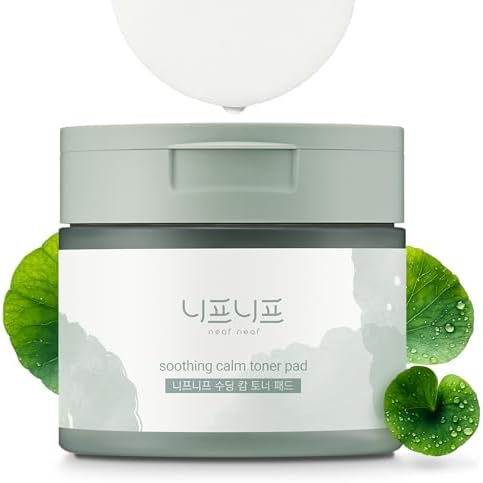 Soothing Calm Toner Pad, Daily Gentle Exfoliating & Hydrating Fac...