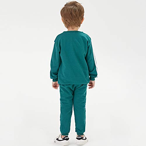 Joycebaby Unisex Baby Boys Girls Tracksuit 2-Piece Tricot Sweatshirt Jacket and Pant Active Clothing Set3