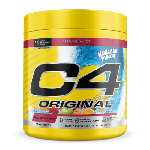 Image of C4 Original Hawaiian Punch Pre-Workout - Fruit Juicy Red (30 Servings)