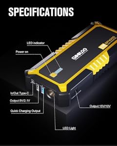 GOOLOO GP4000 Jump Starter - 4000A 12V Car Battery Jumper Starter Portable — photo 6 of 6