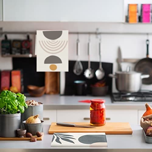 Boho Hand Towels Set Of 4 Boho Sun Sunset Line Rainbow Kitchen Towels Tea Towels Abstract Modern Dish Towels Boho Decor For Bathroom Farmhouse Kitchen Boho Lovers Gifts (Boho Style) #TOP6