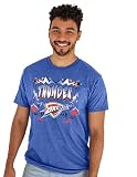 Oklahoma City Thunder NBA Officially Licensed T-Shirt Heathered Team Color Basketball, Large
