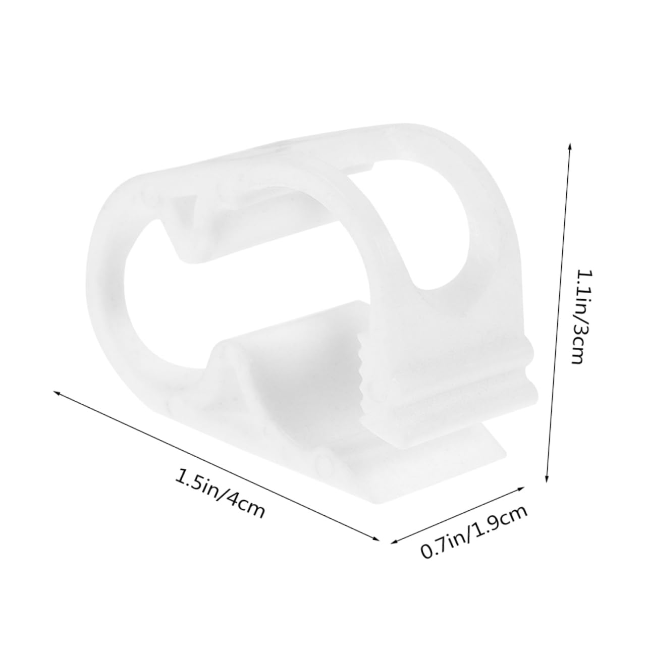 KICHOUSE 12pcs Hose Clamp Water Flow Control Clip Tube Clamp Siphon Hose Clip Tube Tubing Clamps Tube Clip Hose Valves Wine Siphon Clamp Ppc White