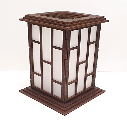 Japan Lampe Reiwa mit Teelicht nussbraun Cover