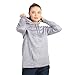 Holloway All-Pro Performance Fleece Hoodie Maroon Heather/Silver M