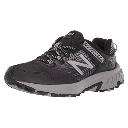 New Balance Women's 410 V6 Trail Running Shoe, Black/Magnet/Champagne Metallic, 11 M US