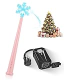 Voice Activated Remote Control Outlet for Christmas Tree Lights, Magic Christmas Light Wand with Music, Voice Control Wireless Remote Switch for Decoration Light, Ornament, Pink