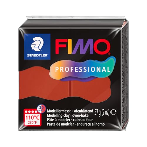 STAEDTLER 8040-74 ST Pâte à modeler Fimo Prof 57 g Terre cuite standard
