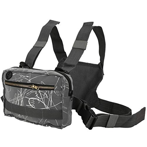 MAGT Bolso de la Cintura de los Hombres, Bolsos Masculinos del Pecho de la Moda Duradera Bolsos del teléfono del Estilo Casual al Aire Libre Cover