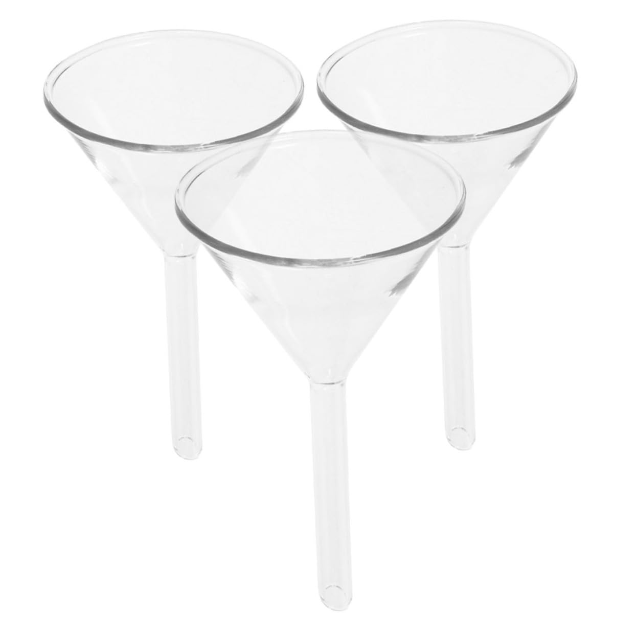 Gatuida 15stücke Teiliges Labor-trichter Glas Wissenschaftlicher Trichter Für Präzises Ausgießen Zum Übertragen Von Essenzen Hitzebeständig Und Tragbar
