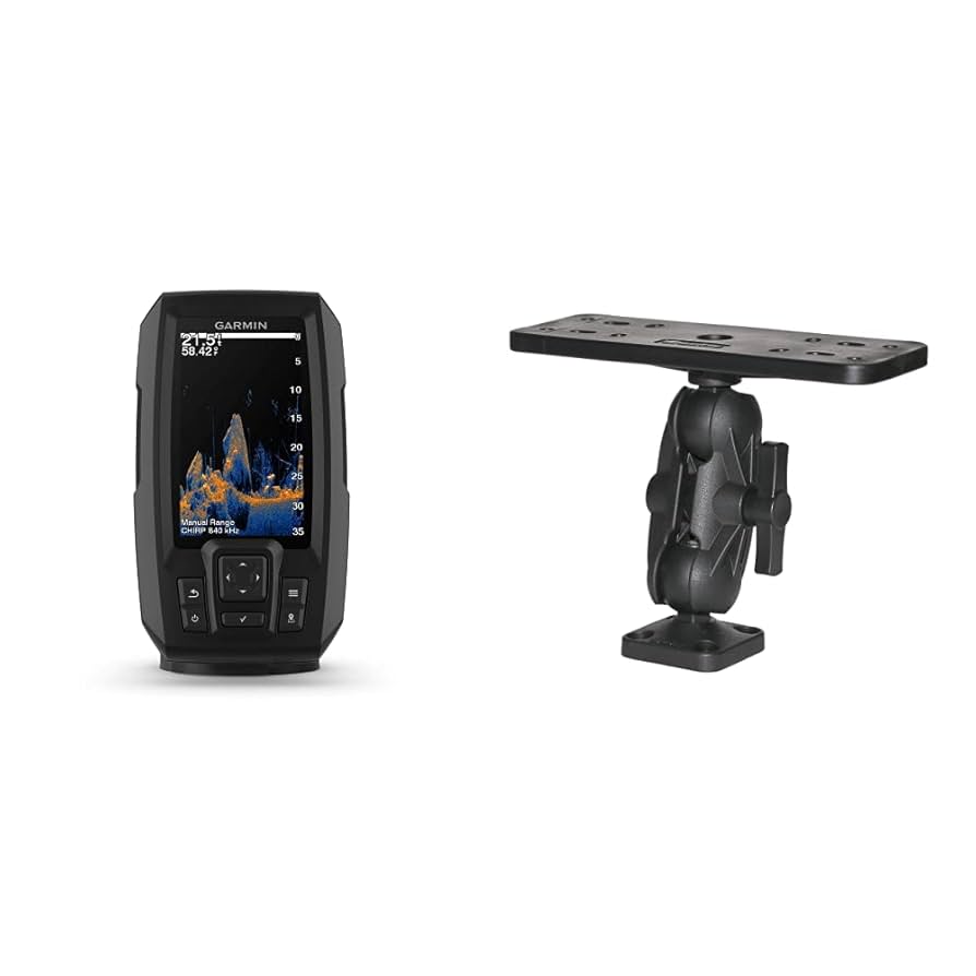 GARMIN - ガーミン　ストライカー　魚探　 Vivid 4cv＋TRANSDUCER Amazon.com: Garmin Striker Vivid 4cv, Easy-to-Use 4-inch