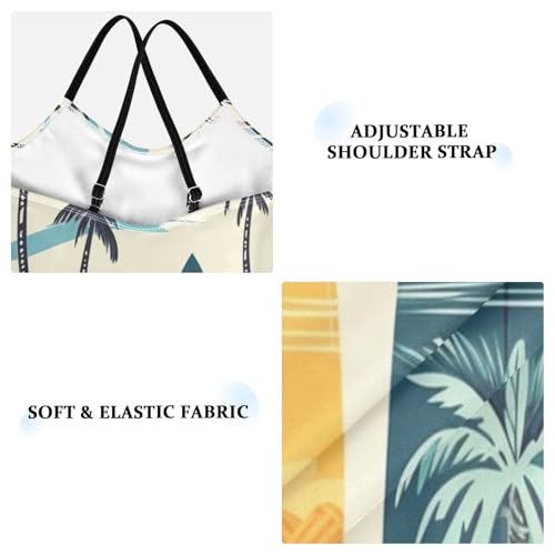 Girl's One Piece Swimsuit Tropical Surfboard Beach Bathing Swimwear3