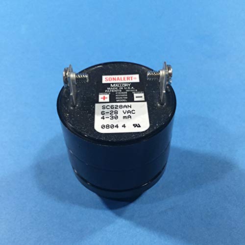 Mallory Sonalert SC628AN, Continuous Audio Dev, 6-28V AC/DC, PNL MNT