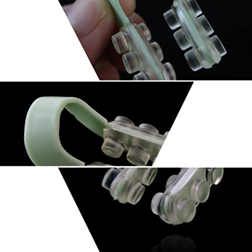 PIXNOR 2 Conjuntos de Silicone Anti Ronco Nariz Clipes Anti Ronco Dispositivo Dormir Ajuda Aliviar R