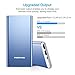 POWERADD Pilot 2GS 10000mAh Portable Charger, Upgraded 3.4A Output Power Bank Compatible with iPhone iPad Samsung Phones and Tablet, Blue