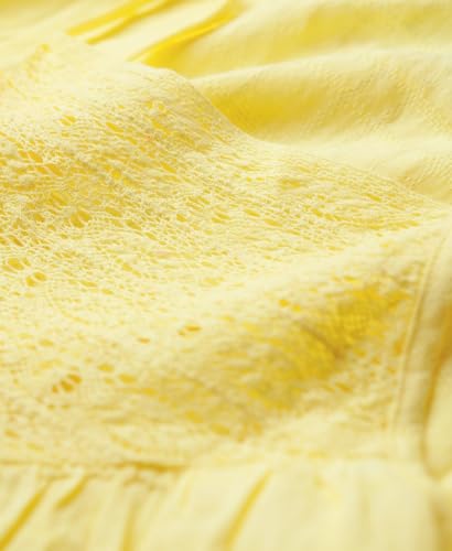 Debardeur Superdry Débardeur en dentelle jaune EU - vue 7