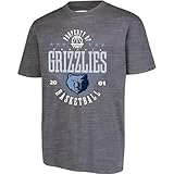 Ultra Game Men's NBA Official Super Soft Mad Props T-Shirt, Memphis Grizzlies, Heather Charcoal, Small