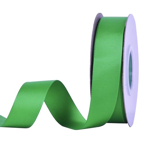 YAMA Green Grosgrain Ribbon 1 Inch Continuous 25 Yards