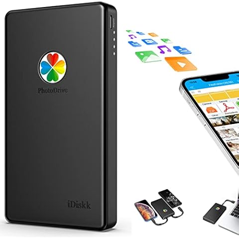 iDiskk 2 TB Externe Lightning-iPhone-Festplatte Cover