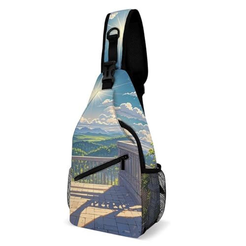 Mochila bandolera de senderismo Shining Overlook para viajes y deporte al aire libre