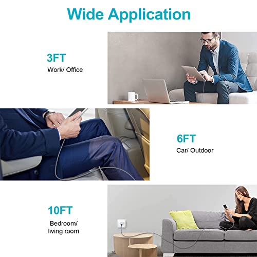 Type C Charger Cable,[ 5 Pack, 3Ft 3 Ft 6Ft 6Ft 10 Ft ], 3A Android Phone Cord Fast Charging For Samsung Galaxy A12, A13,A01, S22,S21 Fe 5G,S20,S10 A20,A50,Z Flip 3,Z Fold 3,20 #TOP5