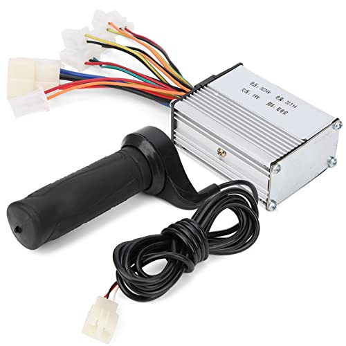 CHICIRIS Guidon de Vélo électrique, Matériau en Aluminium avec Poignée à une Seule Main, Puissance Nominale de 250 W 24 V pour le Contrôle et les Performances du Scooter électrique