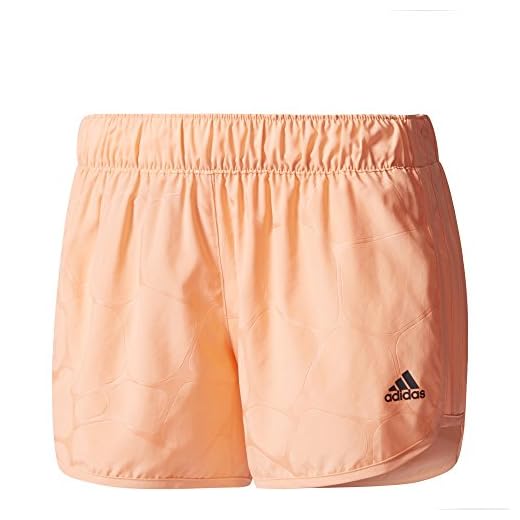 Adidas Kvinnor M10 Boost shorts, orange, liten/6,35 cm