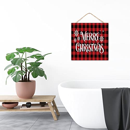 Panneau buanderie Merry Christmas en bois pour égayer une pièce sombre et triste