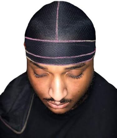 Durags For 360, 540,720 Waves (Black Magic-Textured)