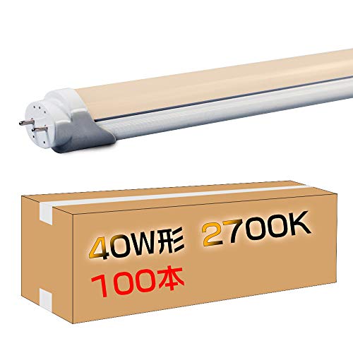 yHIKARIƐ̔zLEDu 40w`  120cm 1198mm Lp300x^Cv薾邢 85V-265V 2800lm Px O[Hsv EMCΉ G13 dF 2700k ledǌu 100{ uA-M-YZKFT