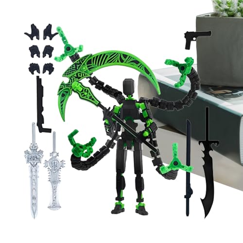 Giocattolo stampato 3D | Personaggio flessibile, giocattolo sensoriale – Modello di decorazione da scrivania con più articolazioni per amanti dei giochi, bambini, adolescenti, libreria, comodino