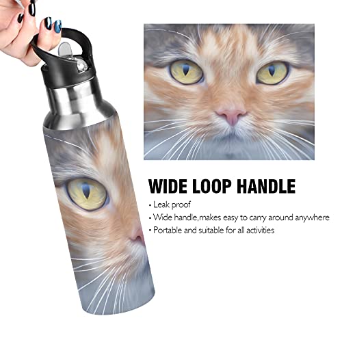 Vnurnrn Gattino Gatto Acquerello Carino Bottiglia