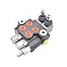 Hydraulic Control Valve, 2 Spool 11 GPM 3625 PSI SAE Ports, Double Acting Hydraulic Valve for Tractors Loaders Log Splitters