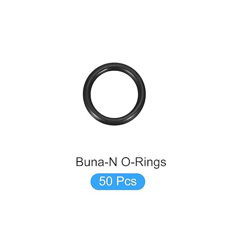 Miniatura 4 de Juntas tóricas de goma de nitrilo Buna-N, para grifo, manguera de agua, filtro, bomba, tubo de aire, conexiones de gas - 0.276 x 0.197 x 0.039 in