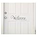 Welcome.Please Remove Your Shoes Vinyl Wall Decal (Brown)