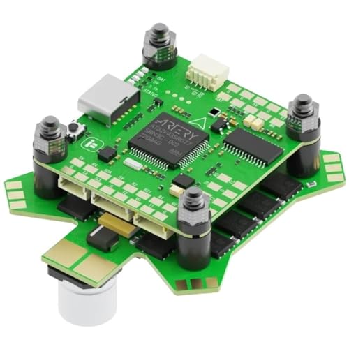 �t���C�g�R���g���[���[ E55S 4-IN-1 2-6S ESC �t�� ATF435 55A ATF435 RC FPV �t���[�X�^�C�����[�V���O�h���[���ɓK��(ATF435 55A Stack)