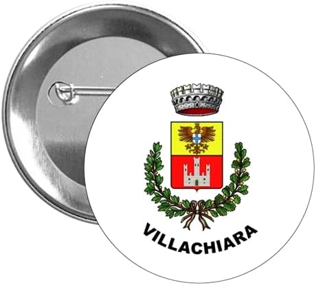 BUTTON . - VILLACHIARA ARMORIAL EMBLEM - BRESCIA- ITALY
