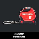 CRAFTSMAN Keychain Tape Measure, 6 FT (CMHT37106G)