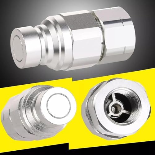 Coupleur hydraulique 1/2 face plate SAE chargeuse connexion facile