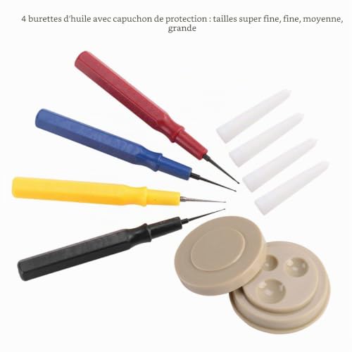 Kit de réparation de montre, Huileur de précision stylo en plastique, Outils de dépannage horloger, Accessoires de maintenance pour montres mécaniques – vue 3