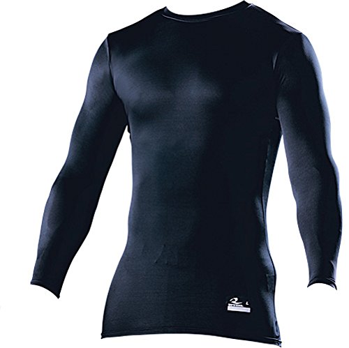 REWARD スリムスキン アンダーシャツ 丸首 長袖 TS-161 26 Dネイビー S