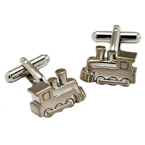 Steam Railway Engine Train Cufflinks