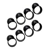 Beaupretty 8pcs Slip Finger Picks for Tongue Drum Percussion Instrument Finger Sleeves with Noise Reduction Suitable for Steel Tongue Drum and Other Percussion Instruments Includes Types for