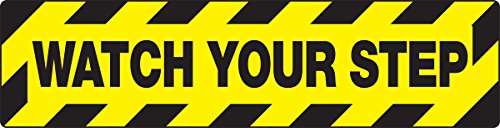 Accuform Placa de vinil antiderrapante PSD622 Skid-Gard, legenda 