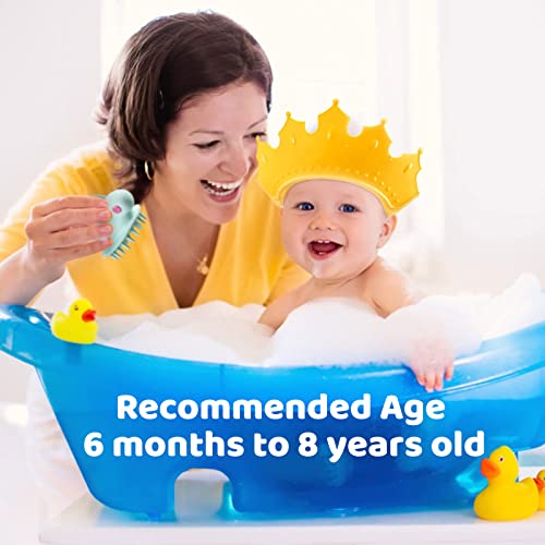 Baby Shower Cap Soft Adjustable Baby Hair Washing Shield Visor For Washing Hair，Shower Bathing Protection Bath Set For Baby #TOP1