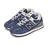 [ニューバランス] WL574 スニーカー レディース シューズ ローカット 運動 靴 レザー スエード US7.0(24cm) 03.ネイビー [並行輸入品]